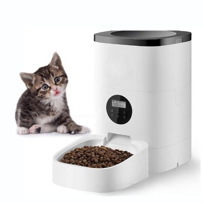 Alimentation d'énergie automatique de conteneur de nourriture d'acier inoxydable du conducteur 2.8L d'animal familier d'ODM double