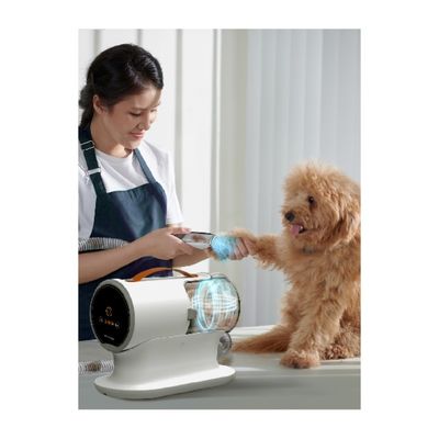 Brosse à vide 5 en 1 Kit de toilettage pour animaux de compagnie 600W Souffleur de sèche-animaux pour chien et chat