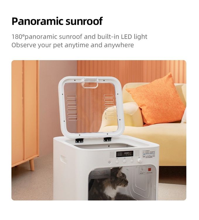 Animal familier automatique à faible bruit séchant le service d'étape de la boîte une facile de nettoyer sûr et fiable 0