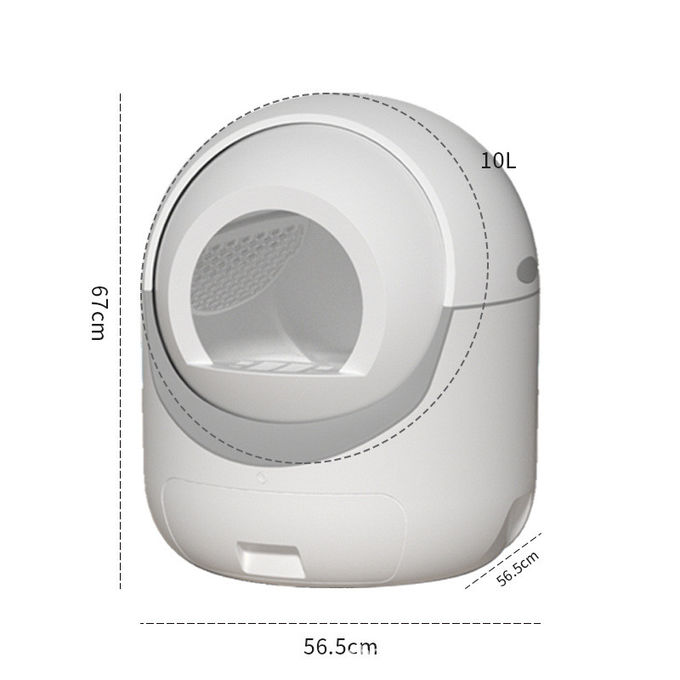 WiFi a permis la télésurveillance et les avis de contrôle intelligent de Cat Litter Box With Odor 0