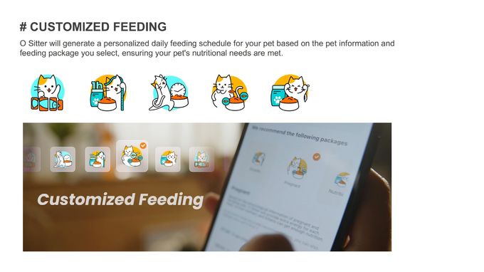 Individu chargeant le robot mobile de compagnon d'animal familier pour le chat avec l'OEM d'App/caméra de sécurité 0