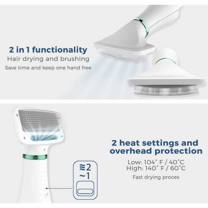 Chien portatif de ventilateur de dessiccateur d'animal familier toilettant multifonctionnel à faible bruit de dessiccateur 1
