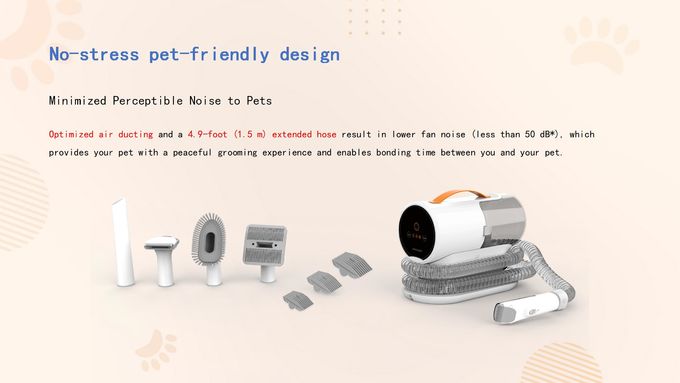 ODM d'OEM de kit de décapant de brosse de tondeuse électrique d'aspirateur d'animal familier innovateur 2L 2